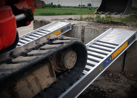 mini digger ramps for hire|aluminum ramps for excavators.